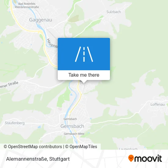 Карта Alemannenstraße