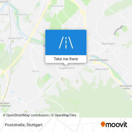 Карта Poststraße