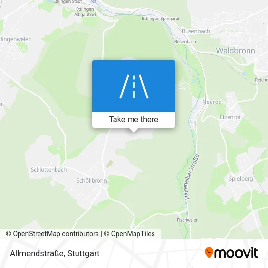 Карта Allmendstraße