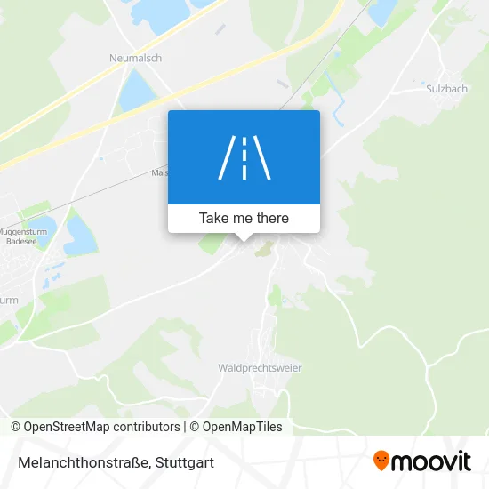Карта Melanchthonstraße