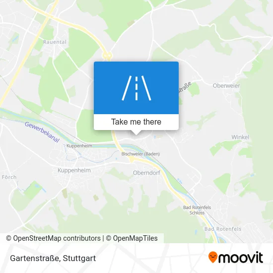 Карта Gartenstraße