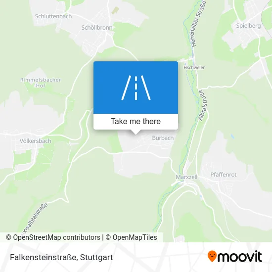 Карта Falkensteinstraße