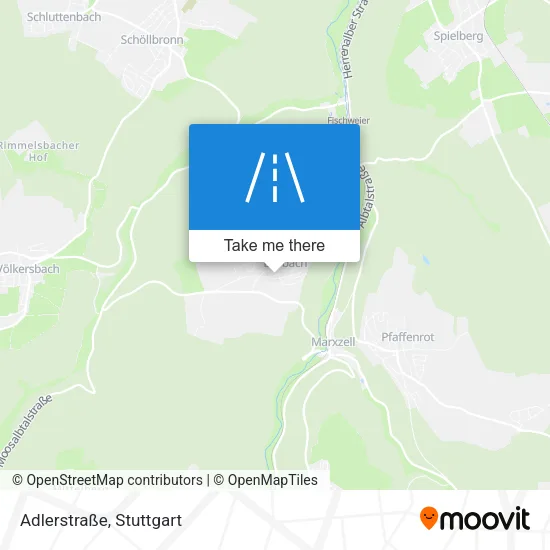 Карта Adlerstraße