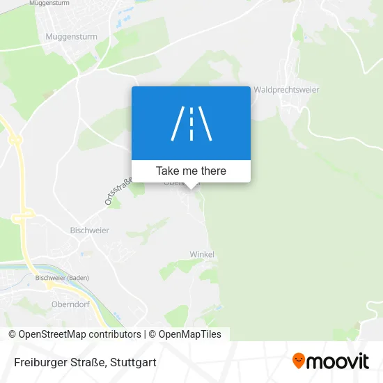 Карта Freiburger Straße