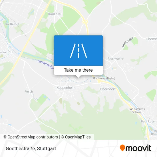 Карта Goethestraße