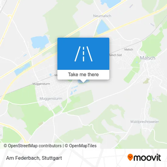 Карта Am Federbach