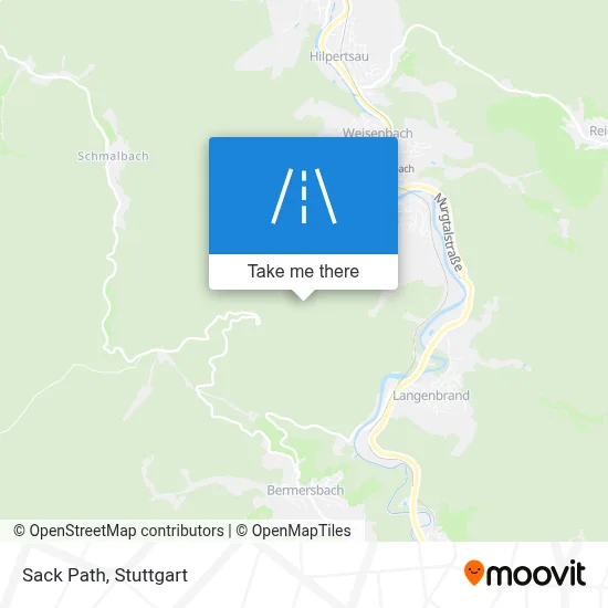 Sackweg map