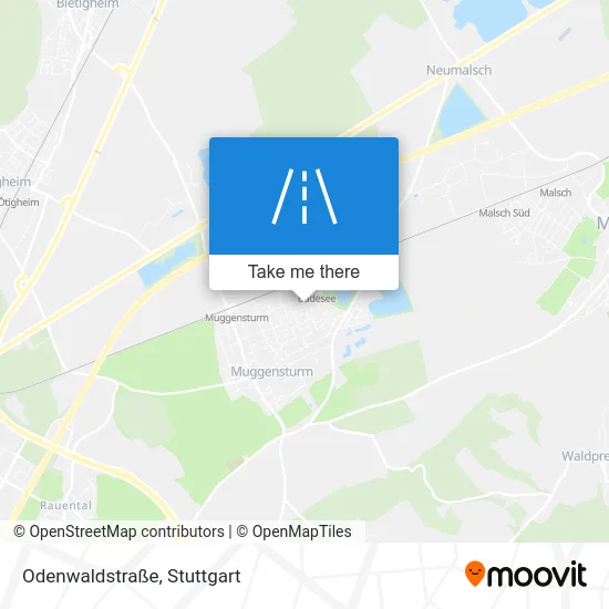 Карта Odenwaldstraße