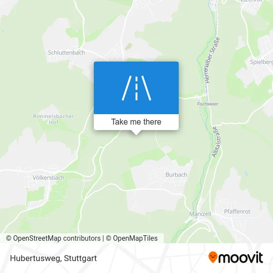 Карта Hubertusweg