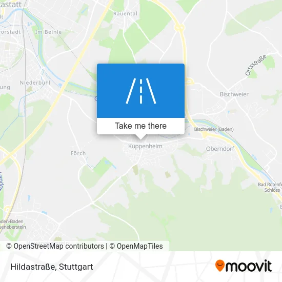 Карта Hildastraße