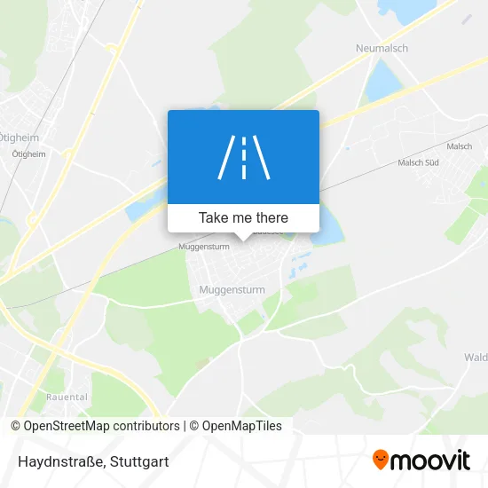 Карта Haydnstraße