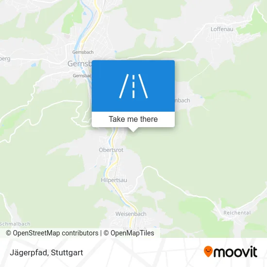 Карта Jägerpfad