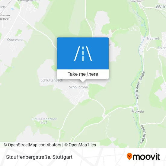 Карта Stauffenbergstraße