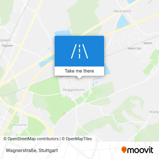 Карта Wagnerstraße
