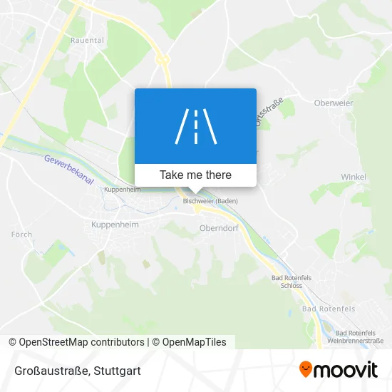 Карта Großaustraße