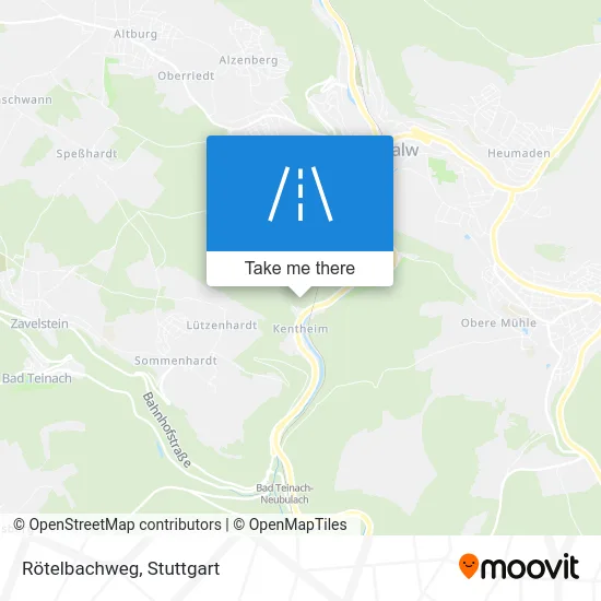 Rötelbachweg map