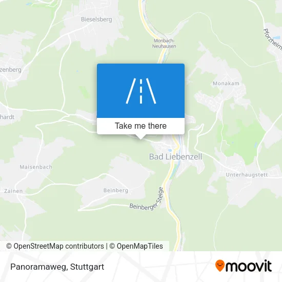 Карта Panoramaweg