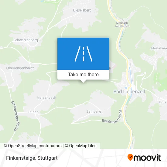 Карта Finkensteige
