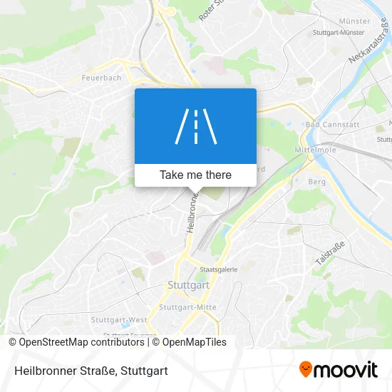 Карта Heilbronner Straße