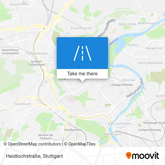 Карта Heidlochstraße