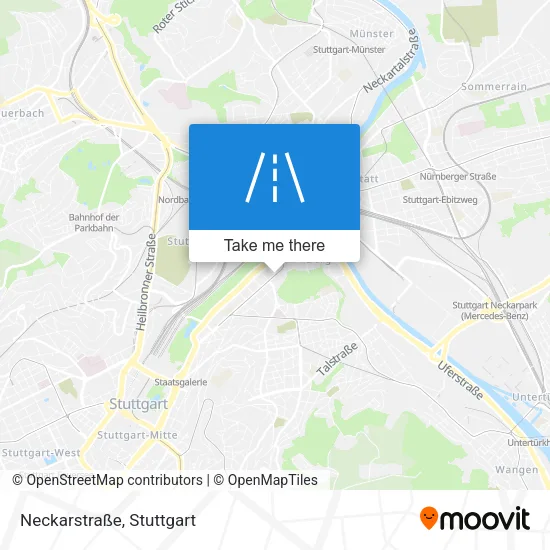 Карта Neckarstraße