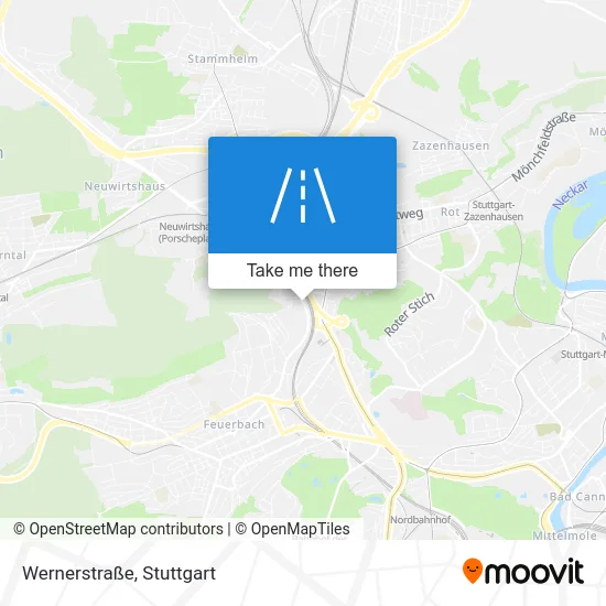 Карта Wernerstraße