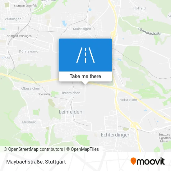 Карта Maybachstraße