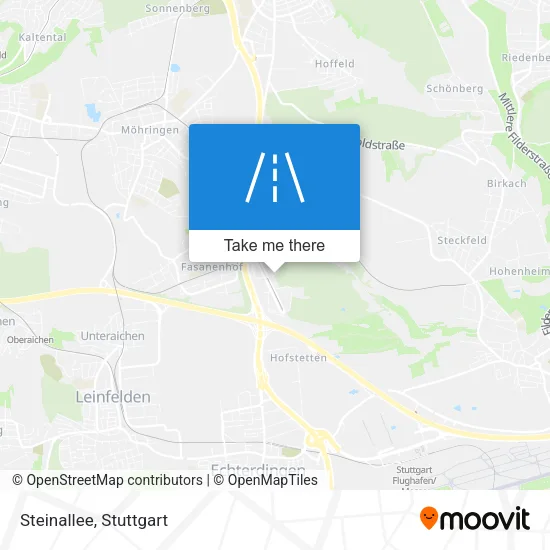 Карта Steinallee