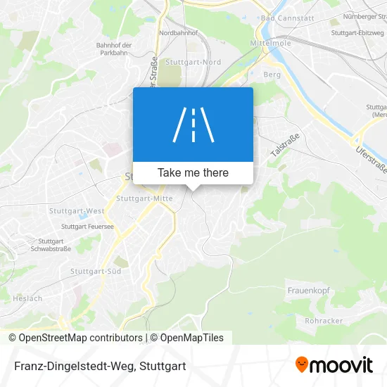 Карта Franz-Dingelstedt-Weg