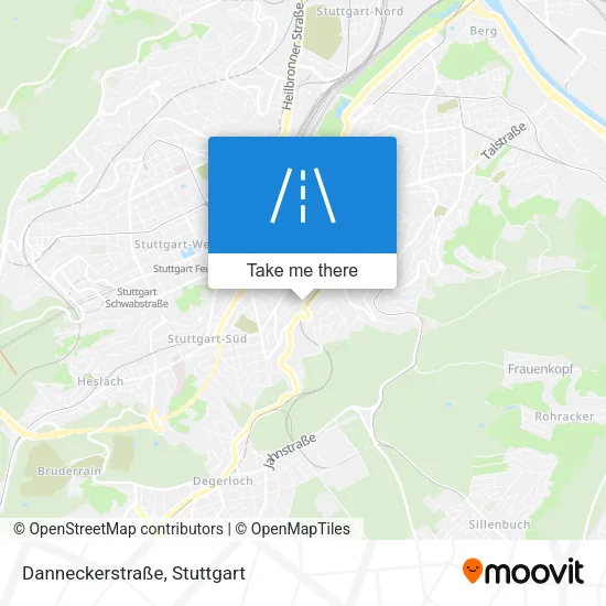 Карта Danneckerstraße