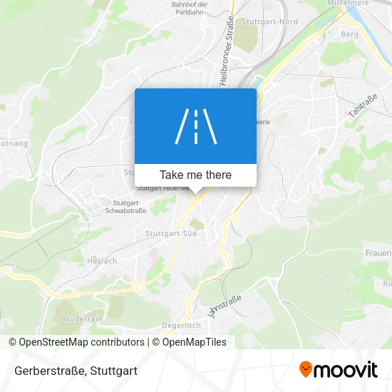 Карта Gerberstraße