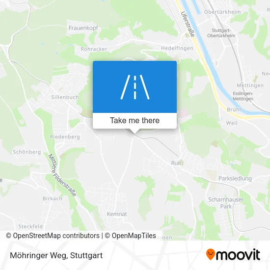Карта Möhringer Weg