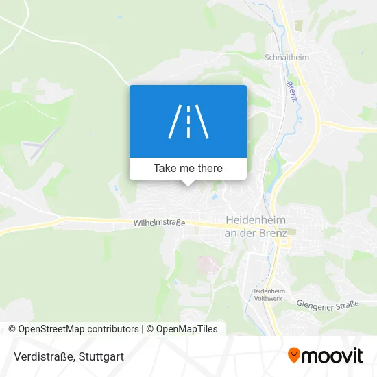 Карта Verdistraße