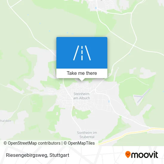 Карта Riesengebirgsweg