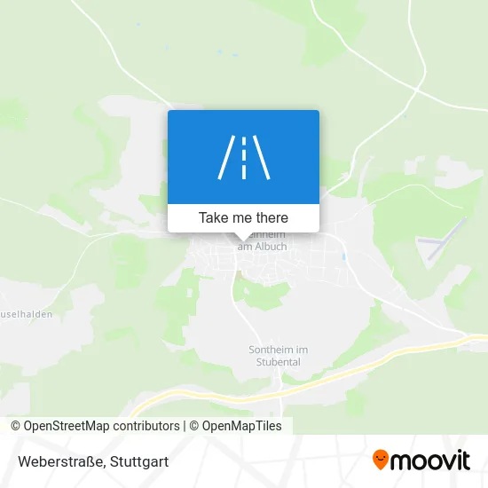 Карта Weberstraße