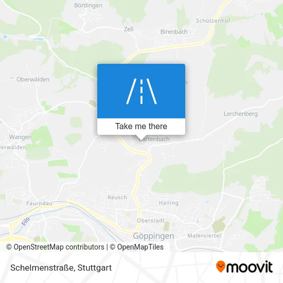 Карта Schelmenstraße