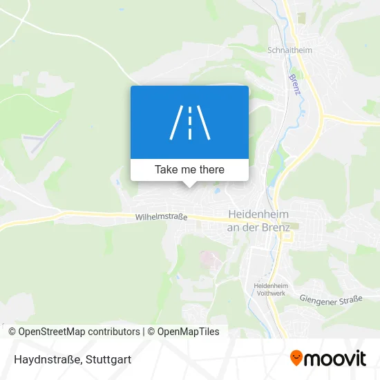 Карта Haydnstraße