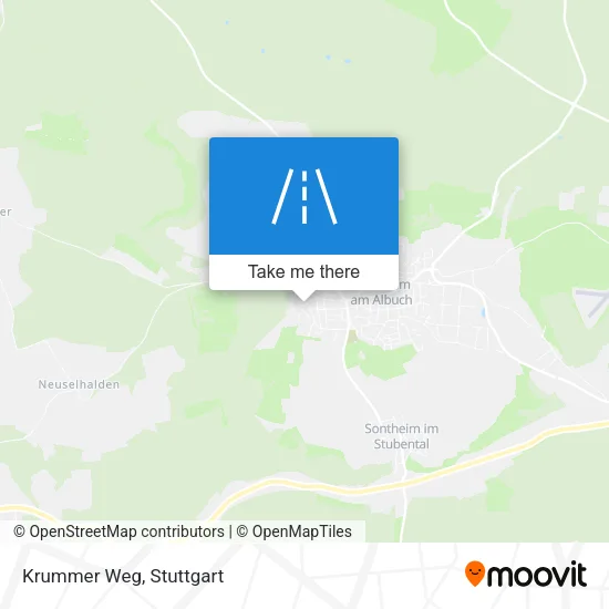 Карта Krummer Weg