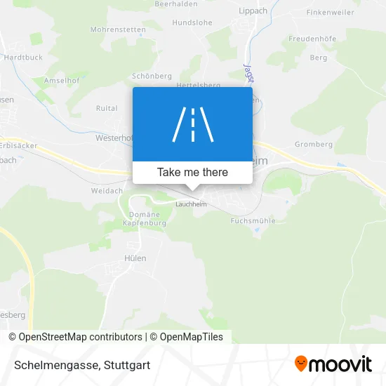 Карта Schelmengasse