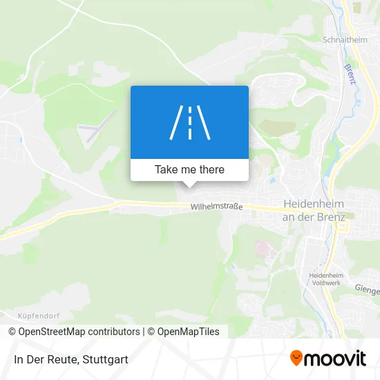 In Der Reute map