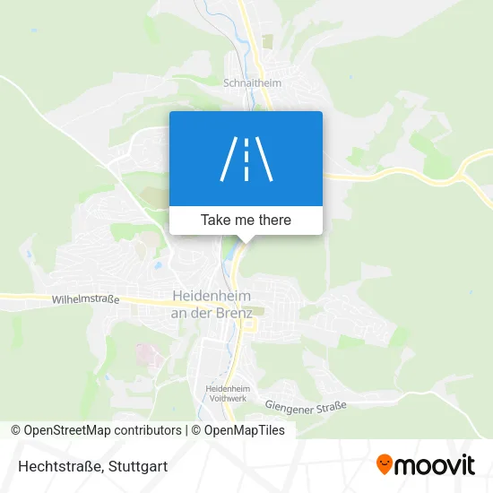 Карта Hechtstraße