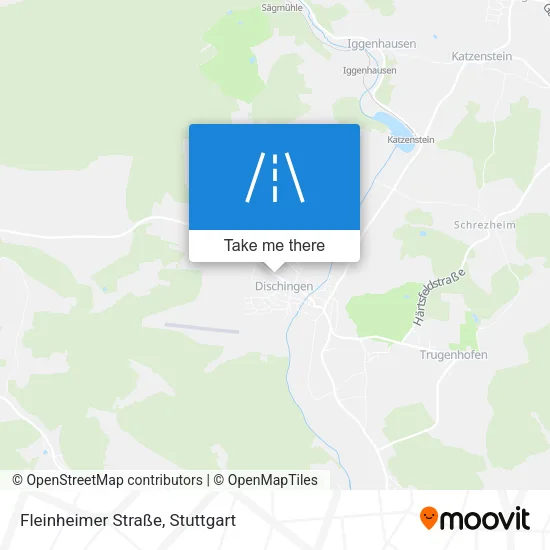 Карта Fleinheimer Straße