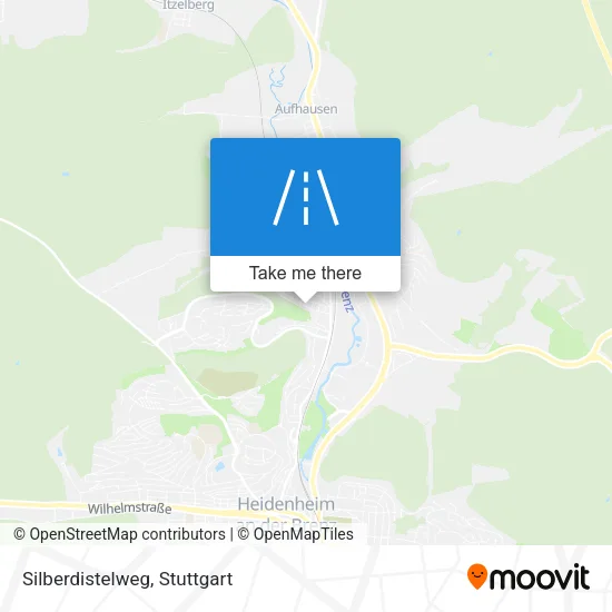 Карта Silberdistelweg