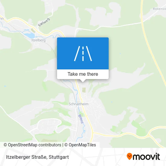 Карта Itzelberger Straße
