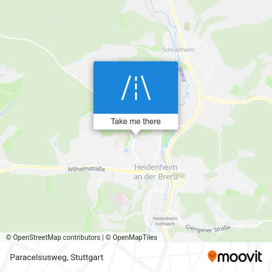 Карта Paracelsusweg