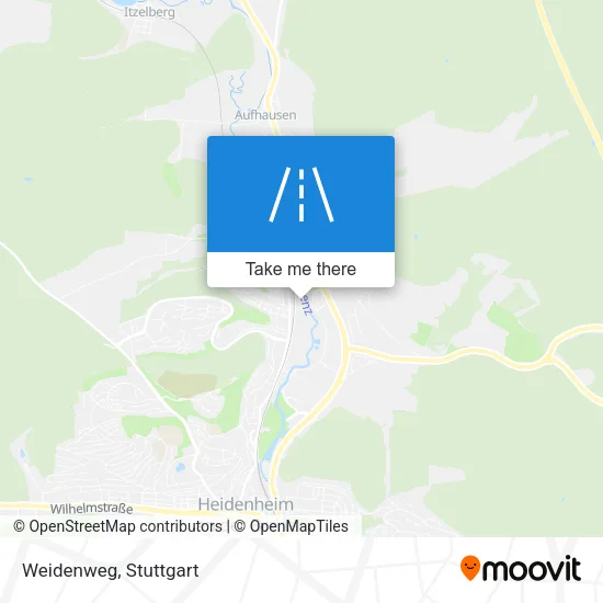 Карта Weidenweg
