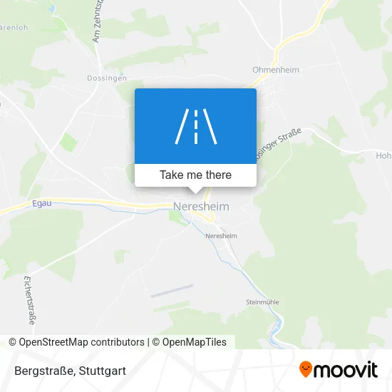 Карта Bergstraße