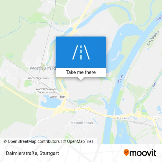 Карта Daimlerstraße