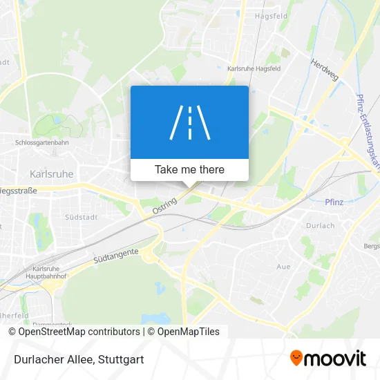 Карта Durlacher Allee