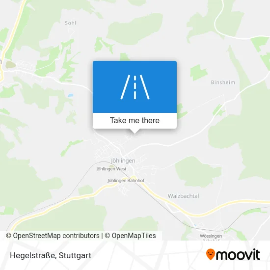 Карта Hegelstraße